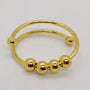 Anti-Stress-Ring | Stilvoll | Verstellbar | One-Size | Effektiv | Vielseitig-Gold-Luzern Mode