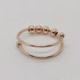 Anti-Stress-Ring | Stilvoll | Praktisch | Langlebig | Hypoallergen | Komfortabel-Roségold-Luzern Mode