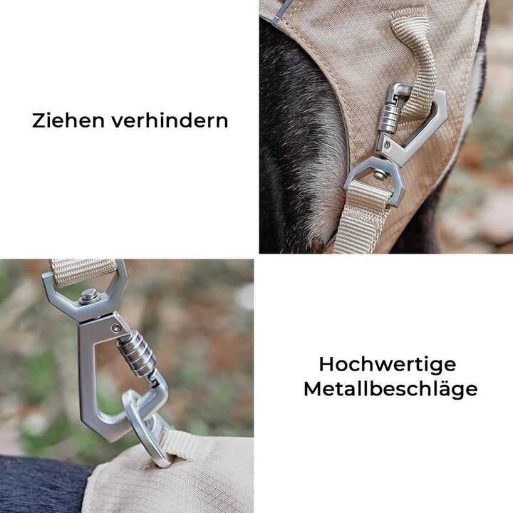 Hundegeschirr | Set Leine Anti-Zieh Wasserdicht Langlebig Atmungsaktiv Komfort-Luzern Mode