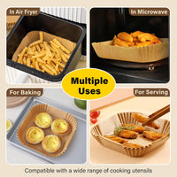 Airfryer-Liner | Antihaft | Einweg | Sauber | Langlebig | Unkompliziert-Luzern Mode