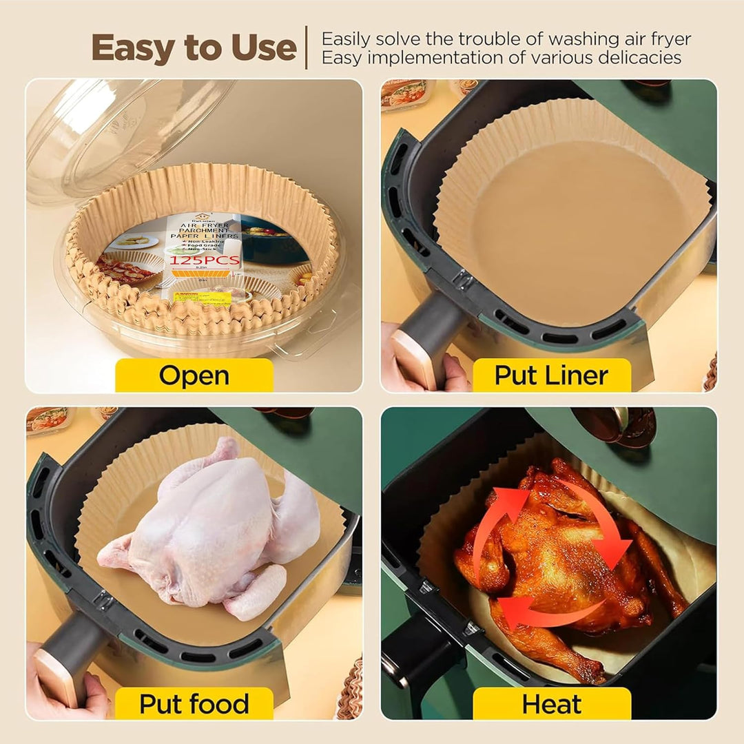 Airfryer-Liner | Antihaft | Einweg | Sauber | Langlebig | Unkompliziert-Luzern Mode