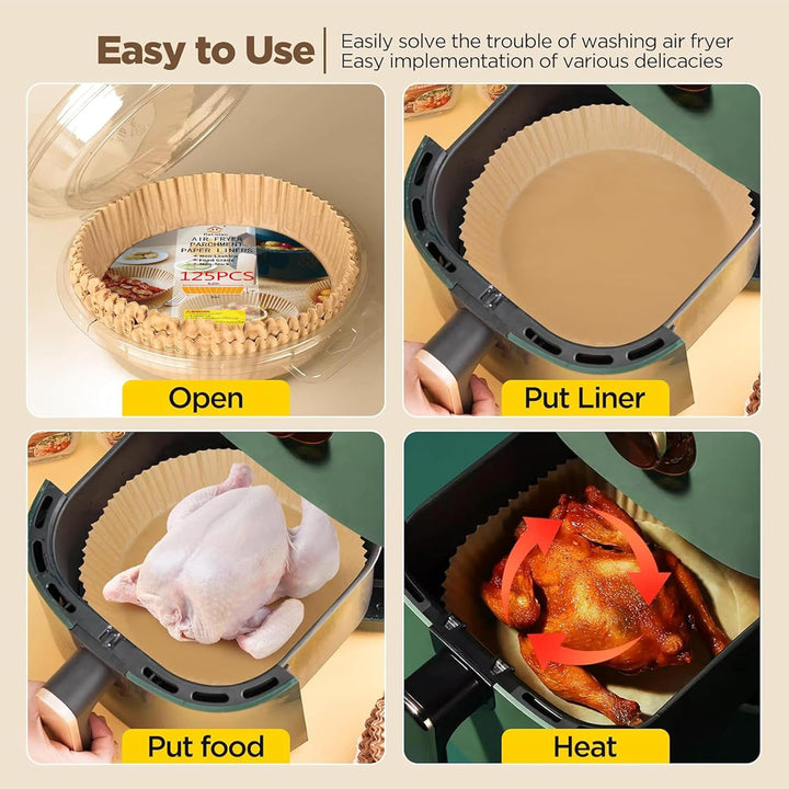 Airfryer-Liner | Antihaft | Einweg | Sauber | Langlebig | Unkompliziert-Luzern Mode