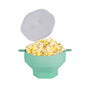 Popcorn-Maker | Silikon Antihaft Langlebig Hitzebeständig Mikrowelle-Mint-Luzern Mode