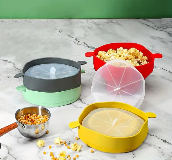 Popcorn-Maker | Silikon Antihaft Langlebig Hitzebeständig Mikrowelle-Luzern Mode