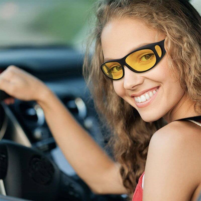 Nachtfahrbrille Überziehbrille für sicheres Autofahren-Luzern Mode