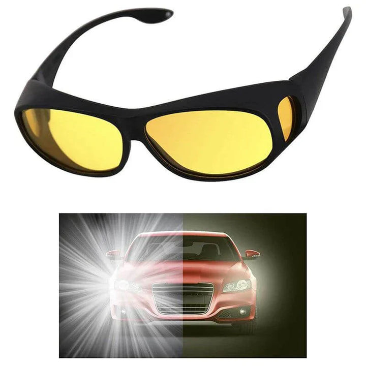 Nachtfahrbrille Überziehbrille für sicheres Autofahren-Luzern Mode