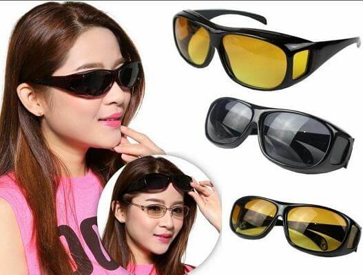 Nachtfahrbrille Überziehbrille für sicheres Autofahren-Luzern Mode