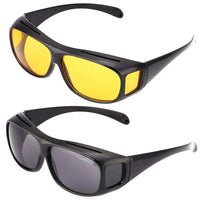 Nachtfahrbrille Überziehbrille für sicheres Autofahren-Luzern Mode