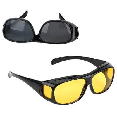 Nachtfahrbrille Überziehbrille für sicheres Autofahren-Luzern Mode