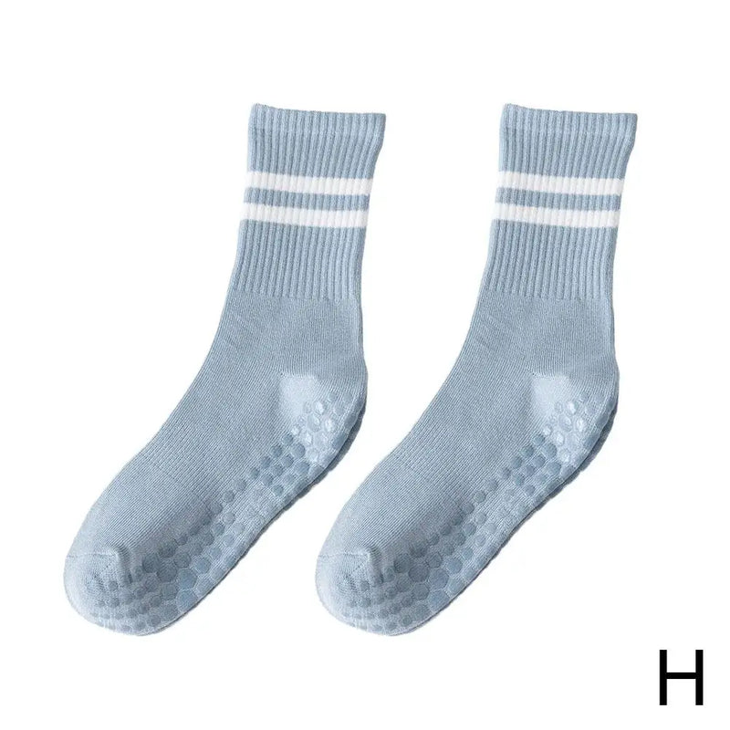 Rutschfeste Socken für Yoga und Pilates Damen Herren-Blau-Luzern Mode