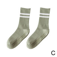 Rutschfeste Socken für Yoga und Pilates Damen Herren-Grün-Luzern Mode