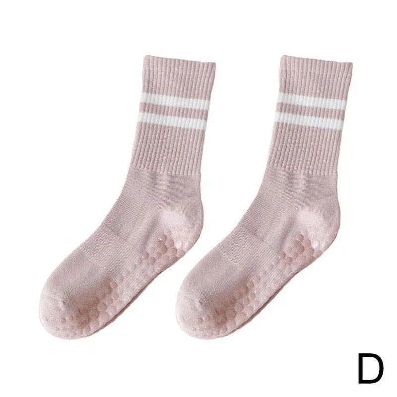 Rutschfeste Socken für Yoga und Pilates Damen Herren-Rosa-Luzern Mode