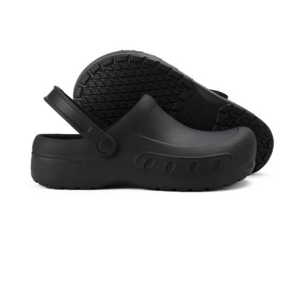 Kochschuhe | rutschfest | wasserabweisend | Einsteig | leichtgewicht-Schwarz-35-Luzern Mode