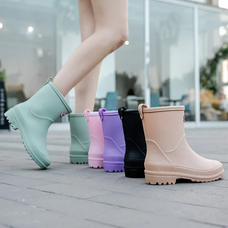 Damen Gummistiefel wasserdicht rutschfest bequem kaufen-Luzern Mode