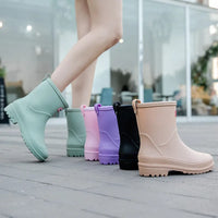 Damen Gummistiefel wasserdicht rutschfest bequem kaufen-Luzern Mode