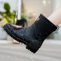 Damen Gummistiefel wasserdicht rutschfest bequem kaufen-Luzern Mode
