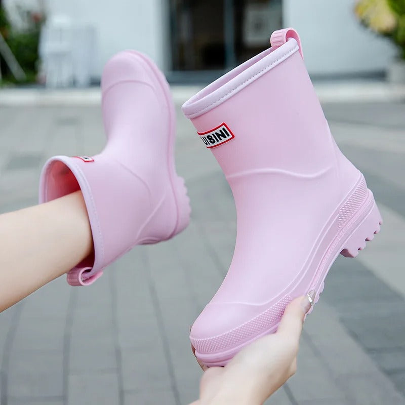 Damen Gummistiefel wasserdicht rutschfest bequem kaufen-Luzern Mode