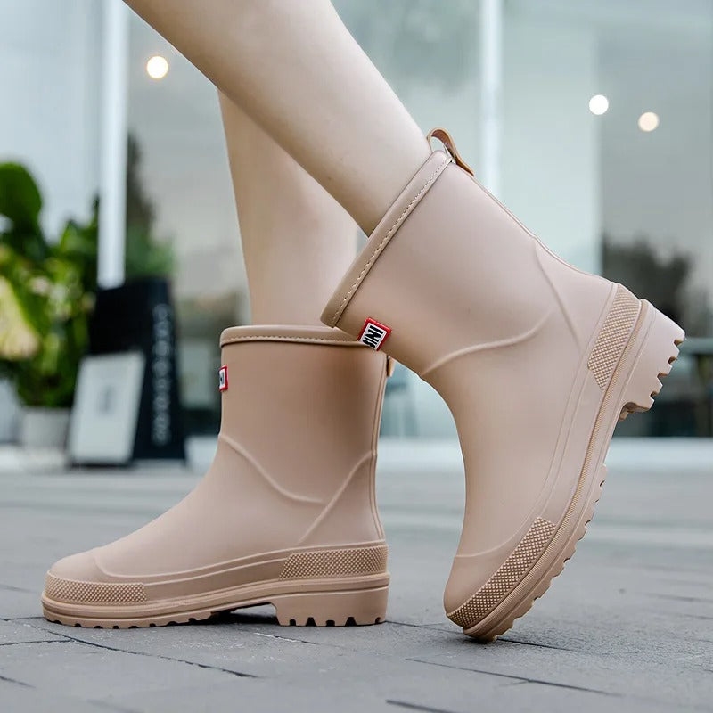 Damen Gummistiefel wasserdicht rutschfest bequem kaufen-Luzern Mode
