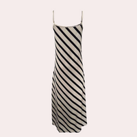 Ärmelloses Gestreiftes Sommerkleid – Marise