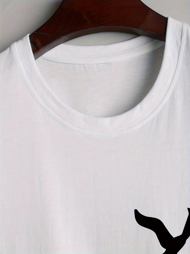 Herren Tanktop 1+1 GRATIS | Sommer Shirt Baumwolle | Vogelprint | stylisch luftig-Luzern Mode