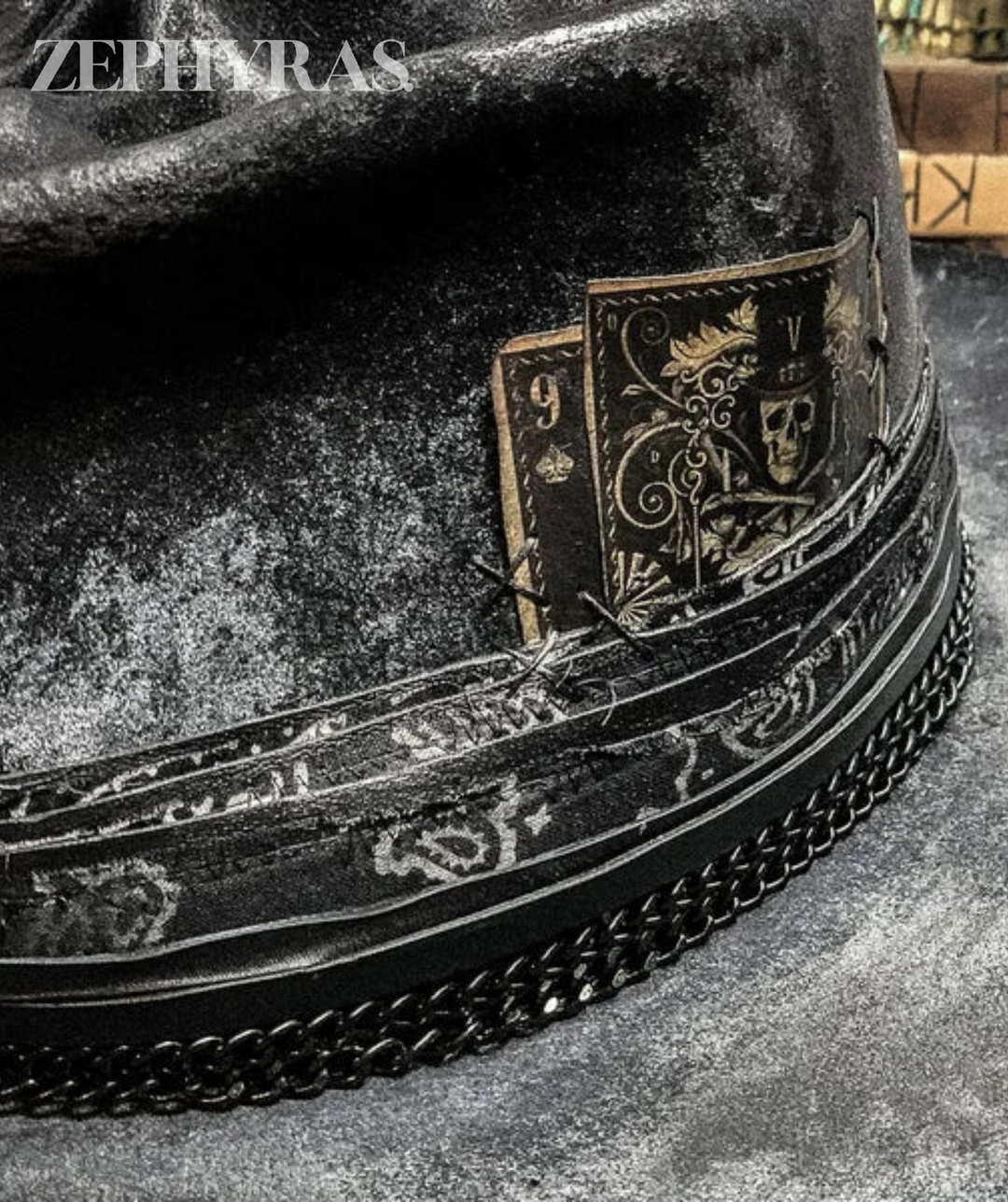 Herren Fedora Hut mit Bandana und Kordel-Detail-Luzern Mode