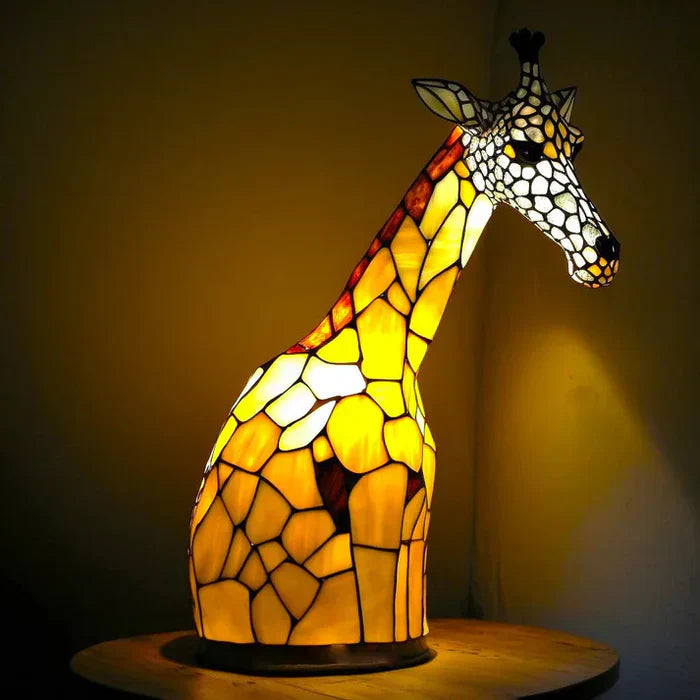 Tischlampe | Kunst Buntglas Tiermotive Einzigartig Stilvoll Vielseitig-Luzern Mode