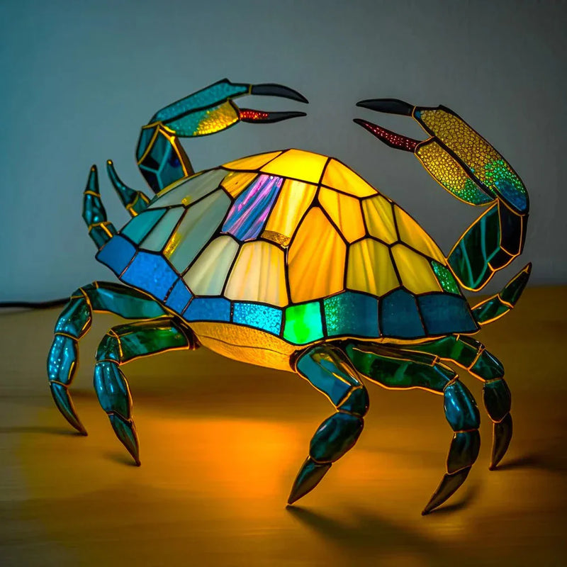 Tischlampe | Kunst Buntglas Tiermotive Einzigartig Stilvoll Vielseitig-Luzern Mode