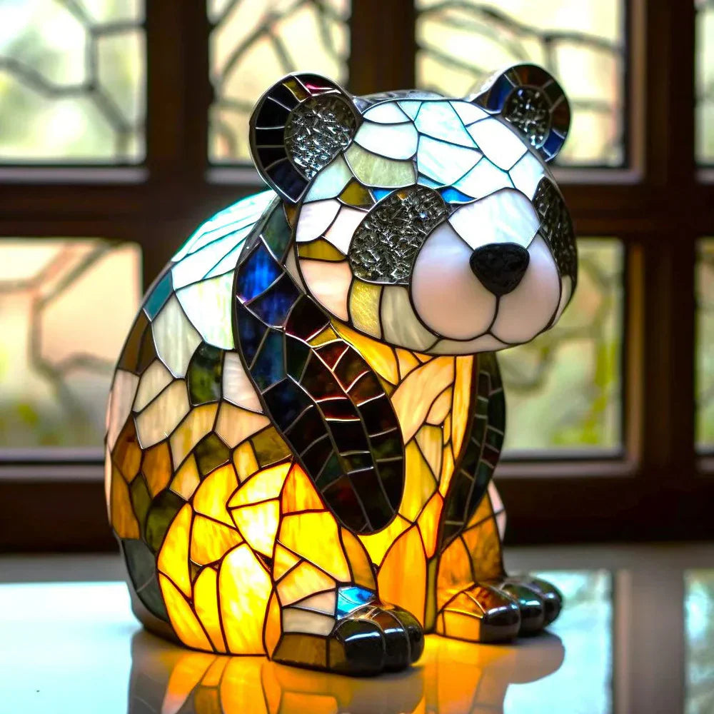 Tischlampe | Kunst Buntglas Tiermotive Einzigartig Stilvoll Vielseitig-Luzern Mode