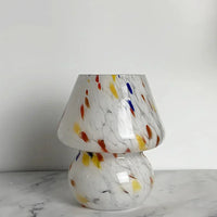 Glas-Tischlampe | Pilzform Stilvoll Vielseitig Langlebig LED-Luzern Mode