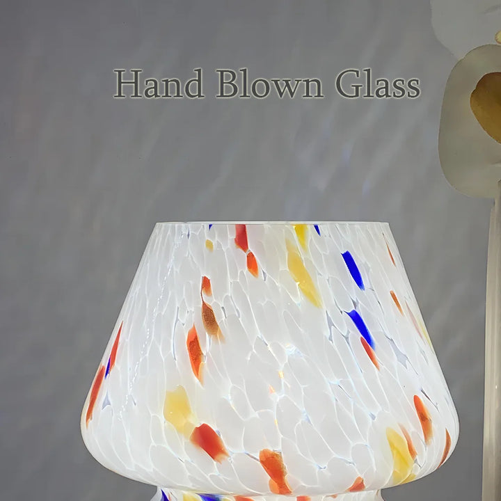 Glas-Tischlampe | Pilzform Stilvoll Vielseitig Langlebig LED-Luzern Mode