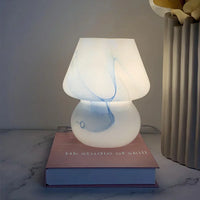 Glas-Tischlampe | Pilzform Stilvoll Vielseitig Langlebig LED-Luzern Mode