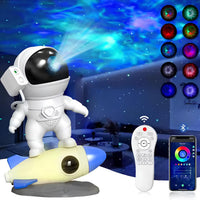 Astronaut Projektlampe | Futuristisch | App-Steuerung | Bluetooth-Kosmische Audio Projektion-Luzern Mode