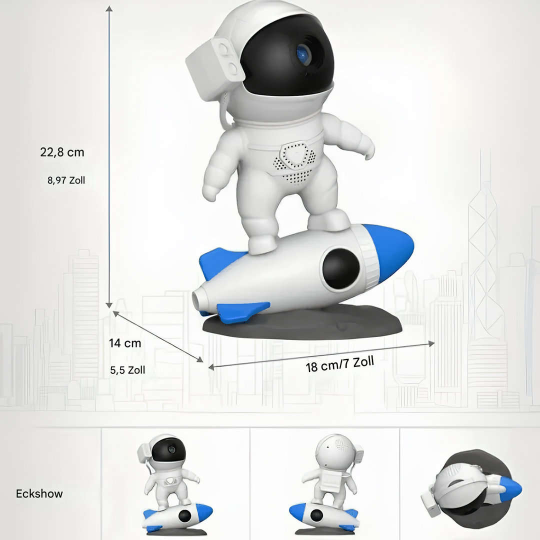 Astronaut Projektlampe | Futuristisch | App-Steuerung | Bluetooth-Luzern Mode