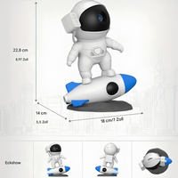Astronaut Projektlampe | Futuristisch | App-Steuerung | Bluetooth-Luzern Mode