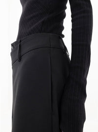 Asymmetrische Baggy Hose Damen - Modische Weite Passform-Luzern Mode