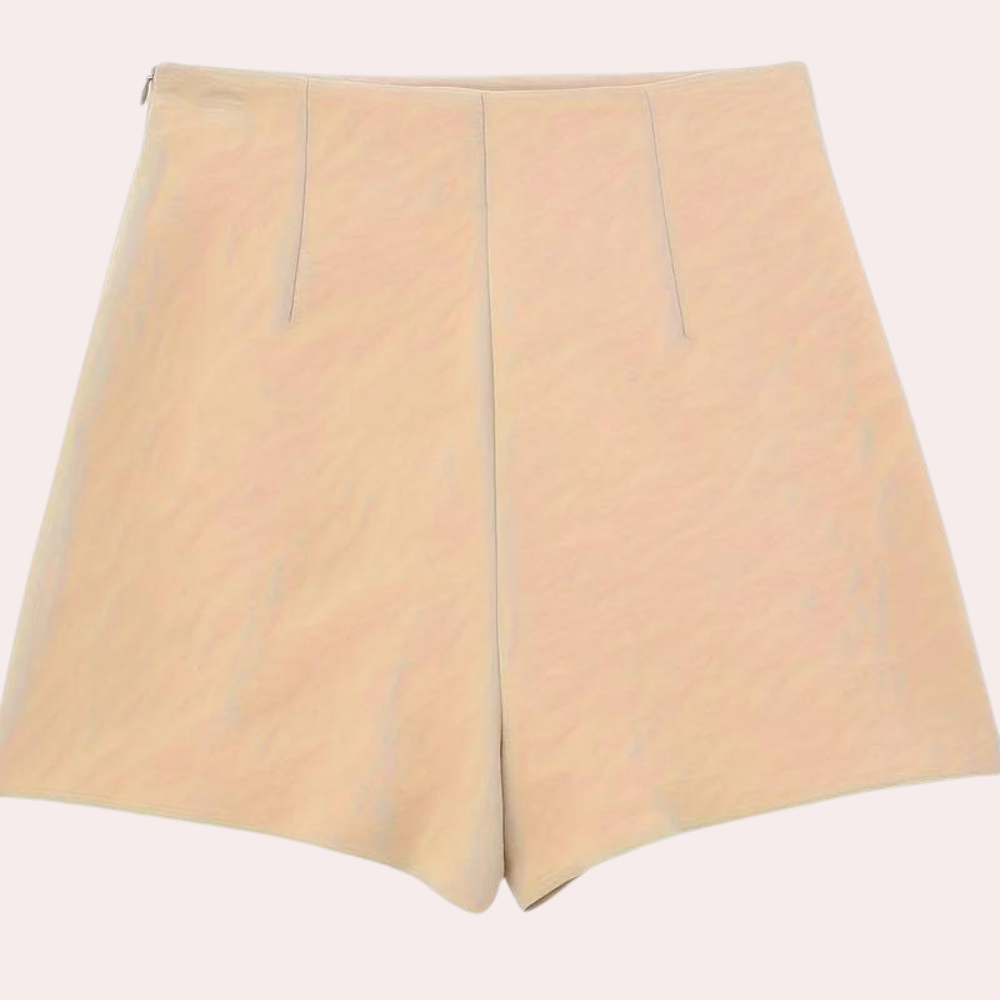 Sommer Shorts Damen | Asymmetrisch | Leicht | Bequem | Modern | Freizeit Look-Luzern Mode