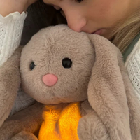 Atmendes Kuscheltier | Beruhigend Weich Komfortabel Süß Hase-Luzern Mode