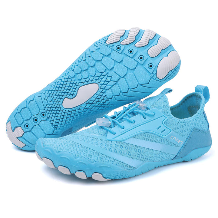Barfußschuhe rutschfest | ultraleicht | atmungsaktiv | Damen Herren | Freizeit | Sport-blau-35-Luzern Mode