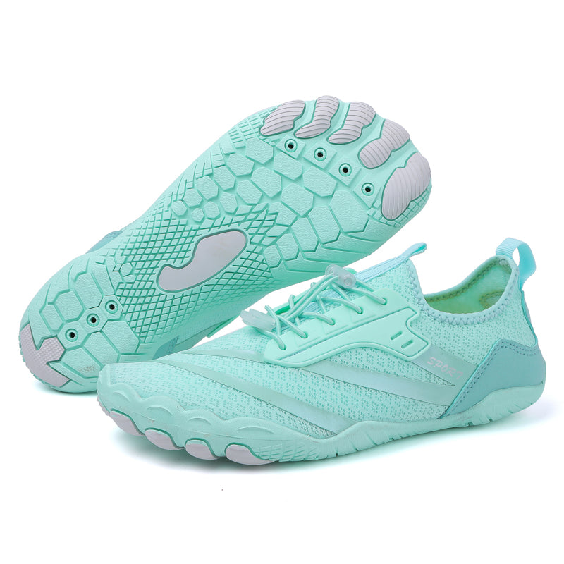 Barfußschuhe rutschfest | ultraleicht | atmungsaktiv | Damen Herren | Freizeit | Sport-Grün-35-Luzern Mode