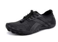 Barfußschuhe rutschfest | ultraleicht | atmungsaktiv | Damen Herren | Freizeit | Sport-Schwarz-35-Luzern Mode