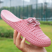 Damen Loafer offen | Atmungsaktiv & leicht | Flexibles Material | Rutschfeste Sohle-Luzern Mode