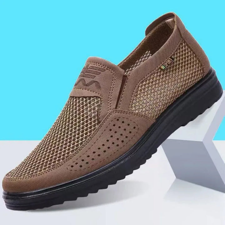 Herren Sommerschuhe | Atmungsaktives Mesh | Ultraleicht & flexibel | Rutschfeste Sohle-Luzern Mode