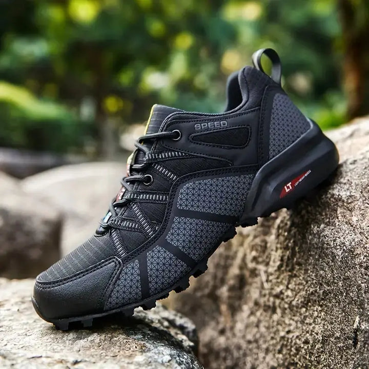 Wanderschuhe Herren atmungsaktiv | Komfort & Halt | Outdoor-Sohle mit Grip-Luzern Mode