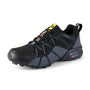 Wanderschuhe Herren atmungsaktiv | Komfort & Halt | Outdoor-Sohle mit Grip-Schwarz-39-Luzern Mode