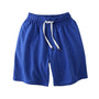 Atmungsaktiv | schnelltrocknend | elastischer Bund | Freizeit | Fitness | leichtes Material-Blau-L-Luzern Mode