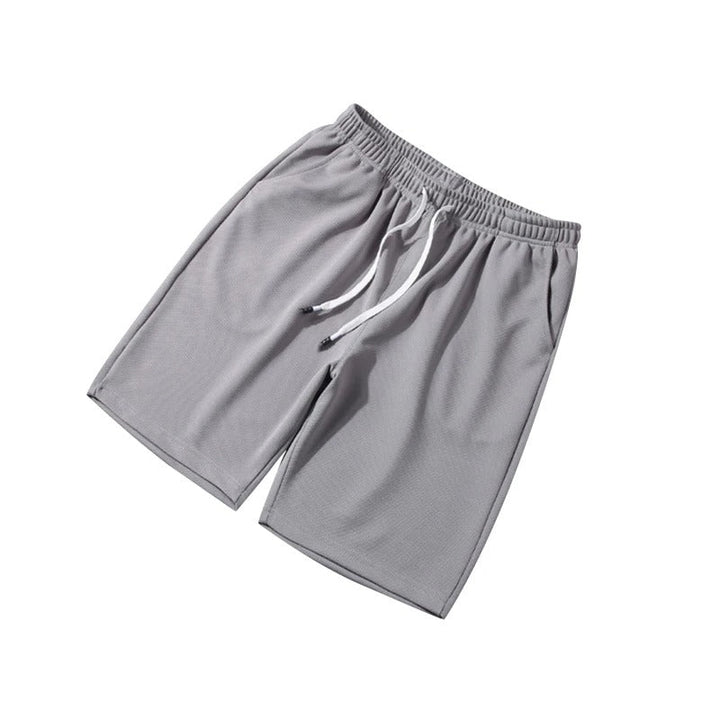 Atmungsaktiv | schnelltrocknend | elastischer Bund | Freizeit | Fitness | leichtes Material-Grau-L-Luzern Mode