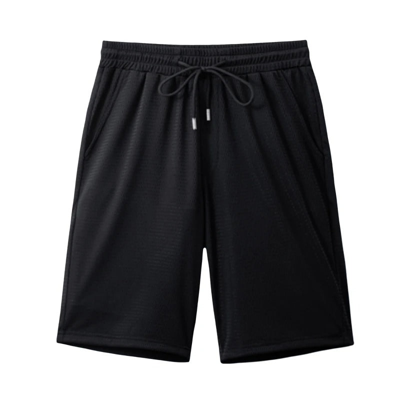 Atmungsaktiv | schnelltrocknend | elastischer Bund | Freizeit | Fitness | leichtes Material-Schwarz-L-Luzern Mode
