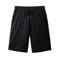 Atmungsaktiv | schnelltrocknend | elastischer Bund | Freizeit | Fitness | leichtes Material-Schwarz-L-Luzern Mode