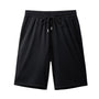 Atmungsaktiv | schnelltrocknend | elastischer Bund | Freizeit | Fitness | leichtes Material-Schwarz-L-Luzern Mode