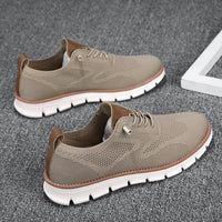 Mesh Sommerschuhe Herren | Atmungsaktiv | Slip-On | Leicht | Größe bis 54-Luzern Mode
